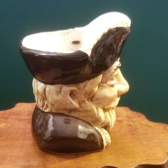 Vintage Pirate Toby Mug Ceramic 3.5" High Excellent Condition No Chips - Picture 4 of 6